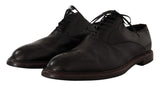 Dolce & Gabbana Elegant Black Leather Derby Formal Shoes