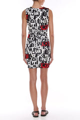 Love Moschino Chic Monochrome Stretch Dress