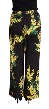 Dolce & Gabbana Floral Elegance Wide Leg Pants