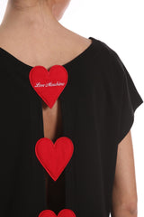 Love Moschino Black Cotton Women T-Shirt