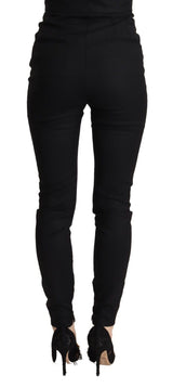 Dolce & Gabbana Chic High-Waisted Slim Fit Trousers