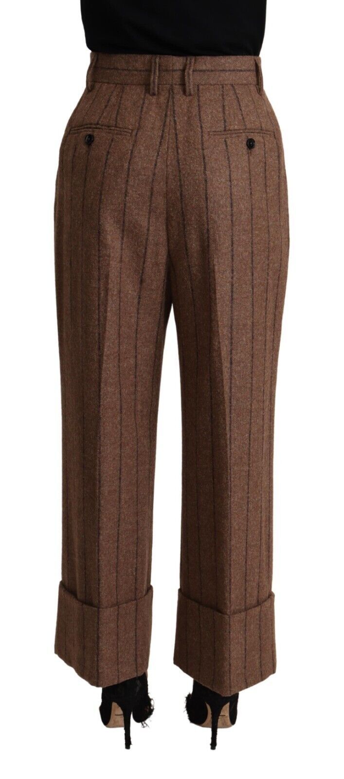 Dolce & Gabbana Elegant High-Waisted Straight Pants