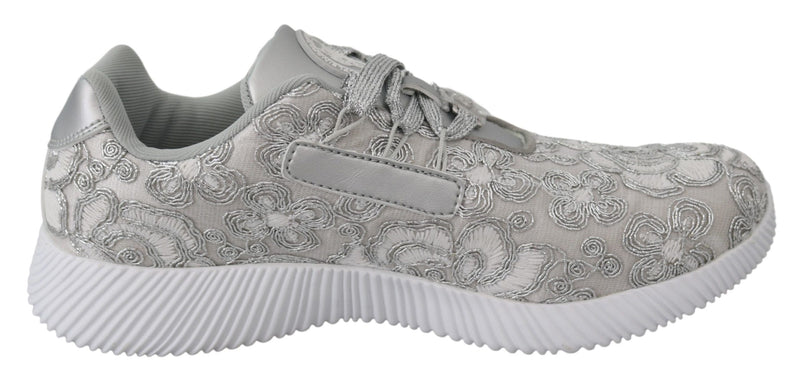 Plein Sport Silver Gleam Runner Joice Sneakers