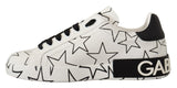 Dolce & Gabbana Elegant Star-Patterned Low-Top Sneakers