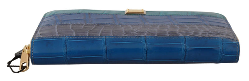 Dolce & Gabbana Exquisite Multicolor Leather Long Wallet