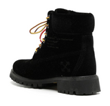 Off-White "Black Leather Women Boot"