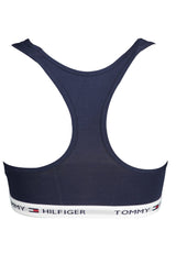 Tommy Hilfiger Blue Cotton Women Sports Bra