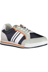 Calvin Klein Sleek Blue Sports Sneakers with Contrast Details