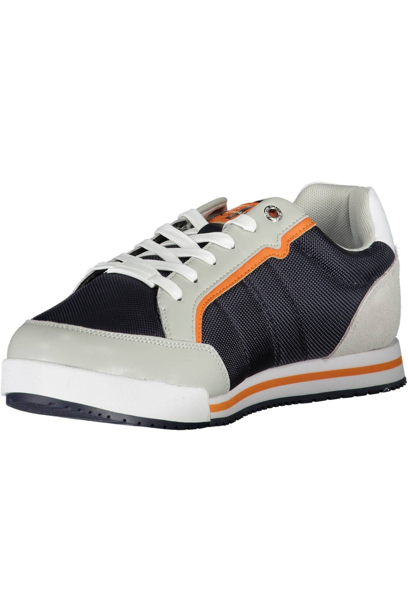 Calvin Klein Sleek Blue Sports Sneakers with Contrast Details