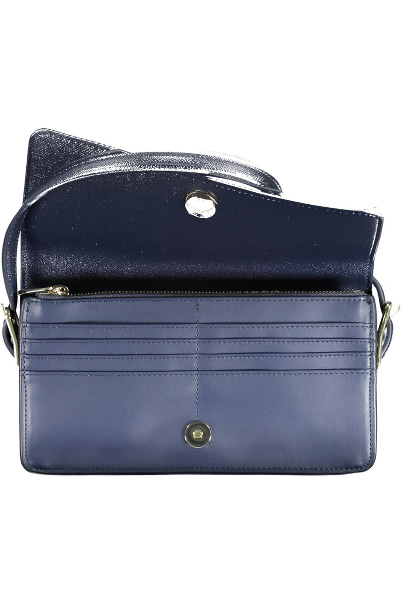 Tommy Hilfiger Chic Blue Polyurethane Shoulder Bag