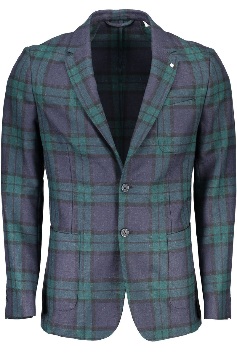 Gant Timeless Green Wool-Blend Long Sleeve Jacket