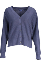 Gant Blue Cotton Women Cardigan