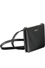 Calvin Klein Elegant Black Shoulder Bag with Logo Detail