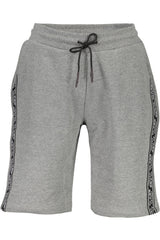 Cavalli Class Gray Cotton Men Shorts