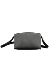 Calvin Klein Sleek Black Shoulder Bag with Chic Logo