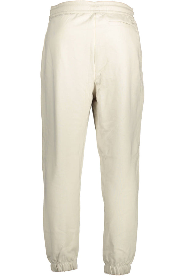 Calvin Klein Beige Cotton Men Sport Trouser