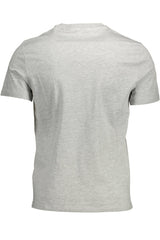 Guess Jeans Gray Cotton Men T-Shirt