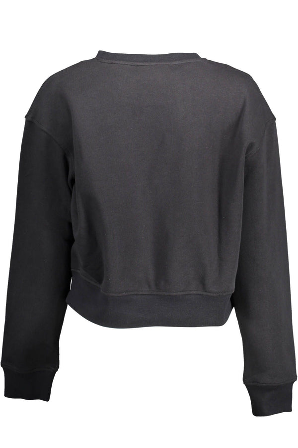 Calvin Klein Black Cotton Women Sweatshirt