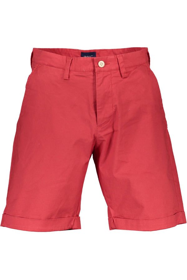 Gant Red Cotton Men Bermuda