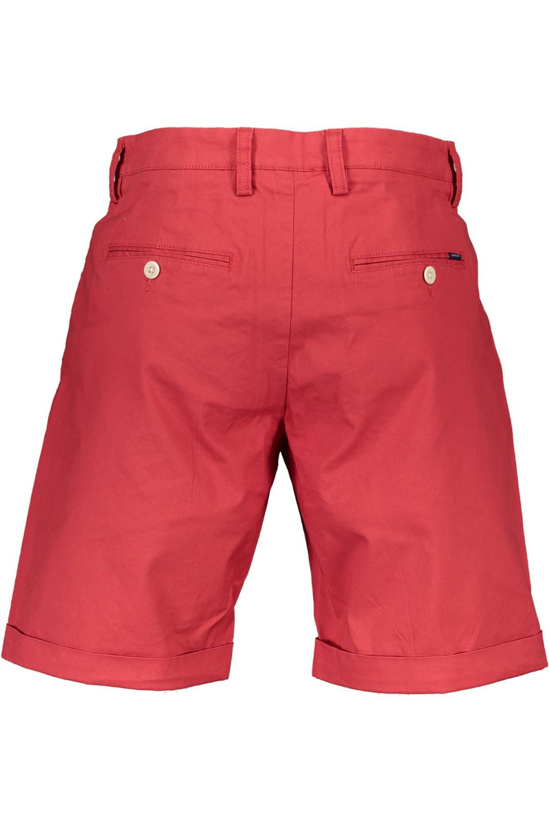 Gant Red Cotton Men Bermuda