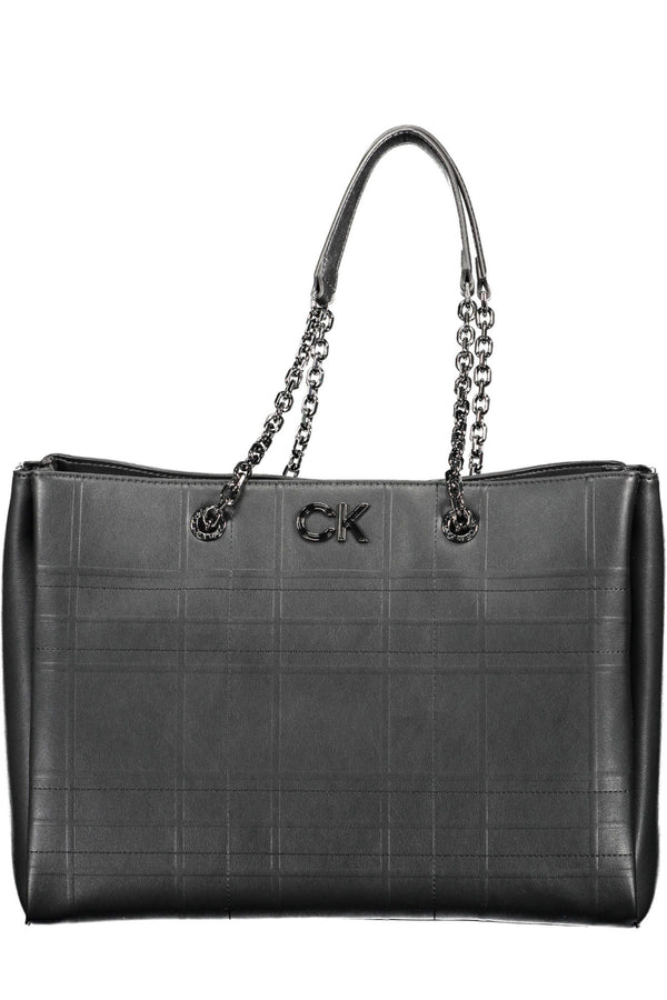 Calvin Klein Black Polyester Women Handbag