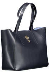 Tommy Hilfiger Chic Blue Shoulder Bag with Contrasting Details