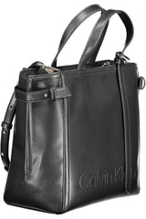 Calvin Klein Black Polyester Women Handbag