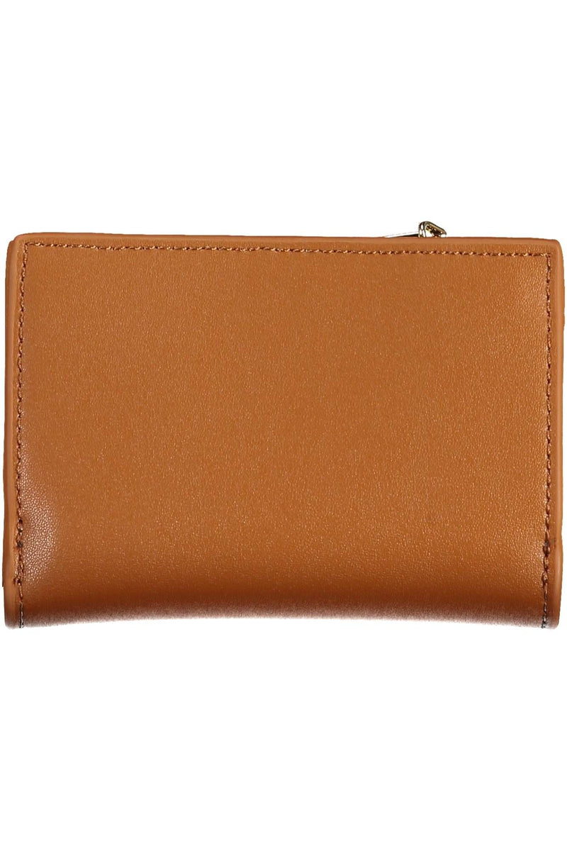 Calvin Klein Elegant Brown Wallet with RFID Lock and Coin Pocket