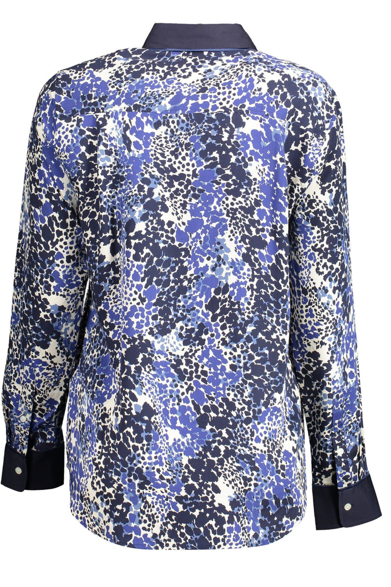 Gant Blue Lyocell Women Shirt