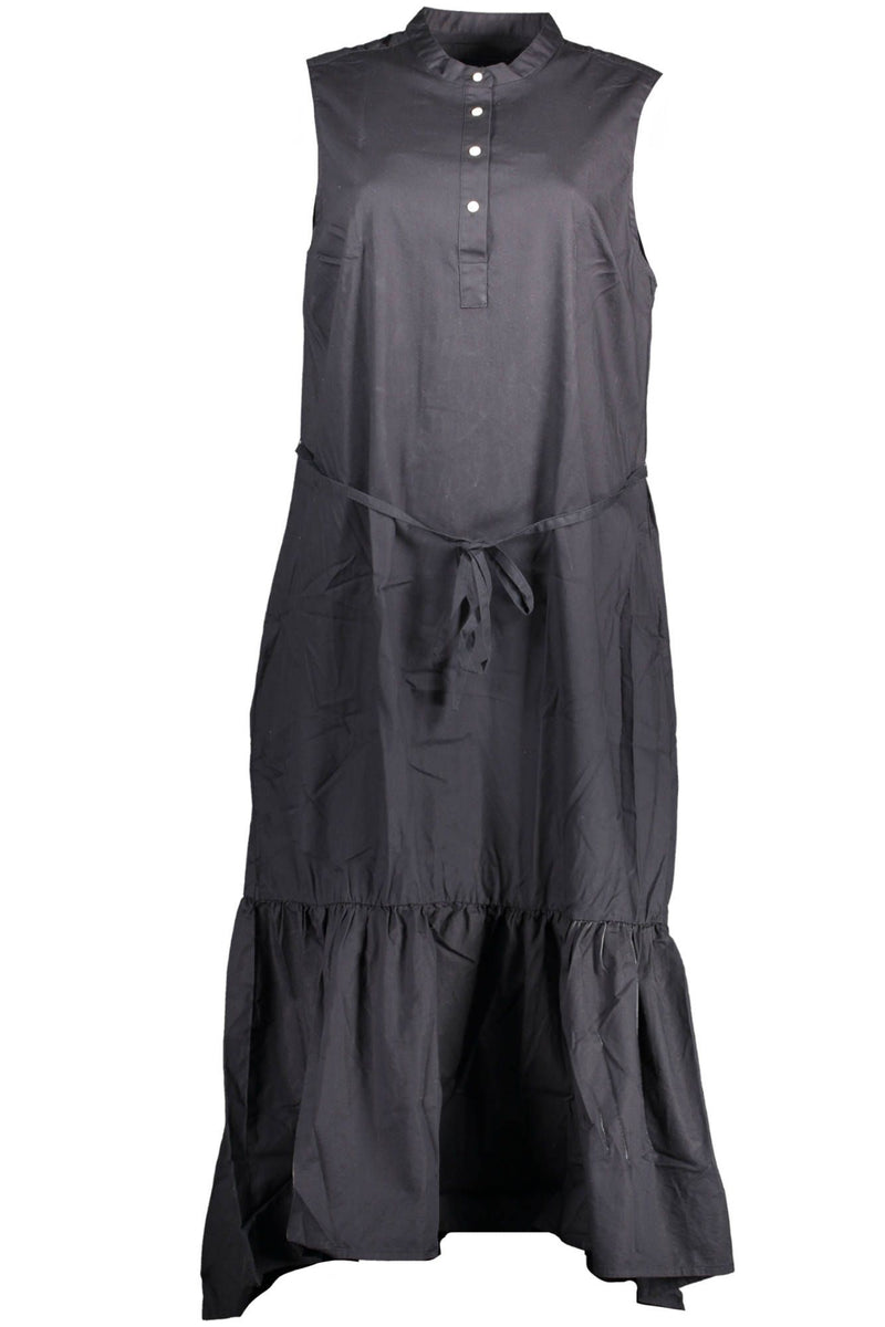 Gant Elegant Sleeveless Buttoned Midi Dress