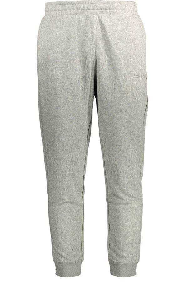 Calvin Klein Gray Cotton Men Trouser