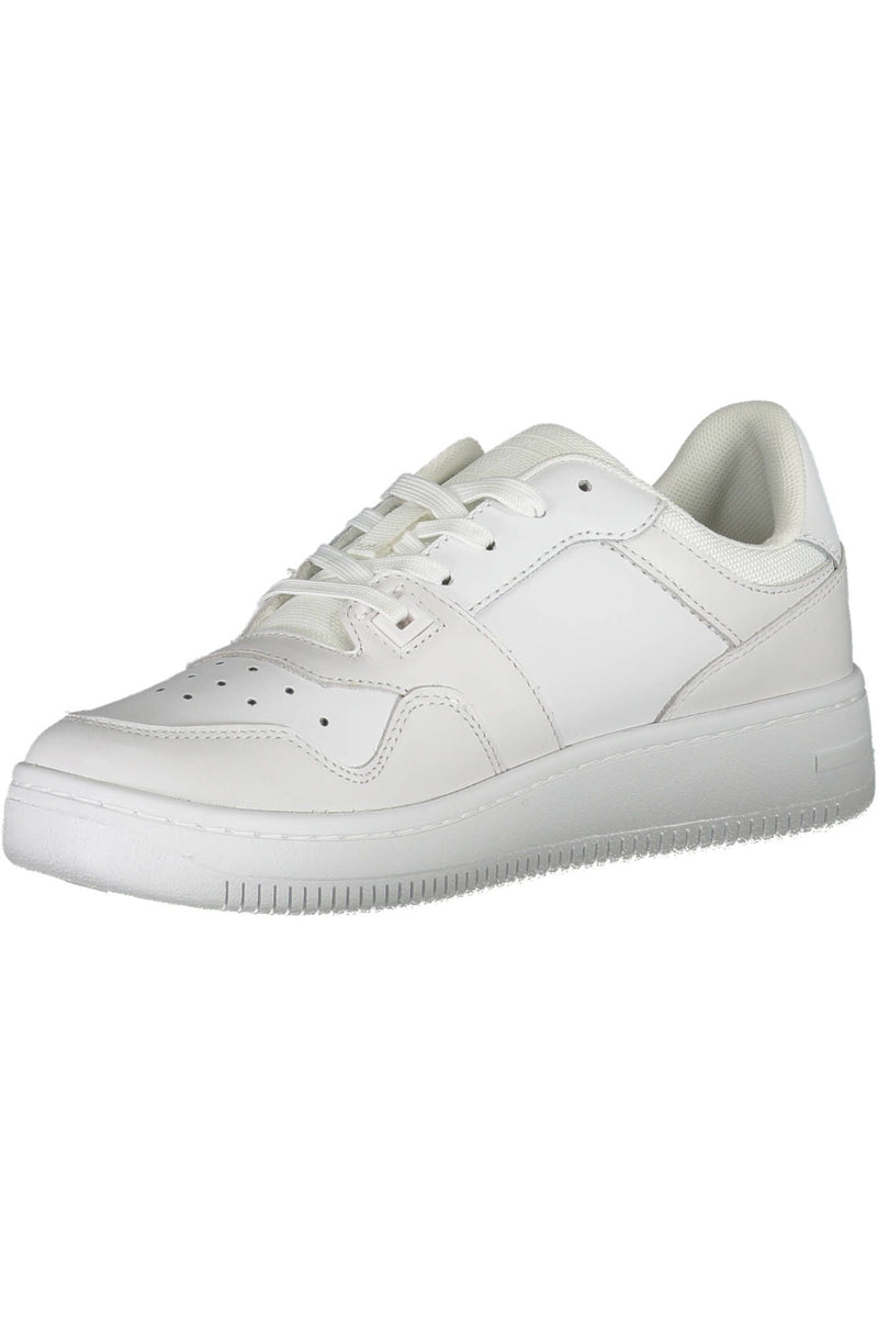 Tommy Hilfiger Sleek White Sneakers with Eco-Friendly Twist