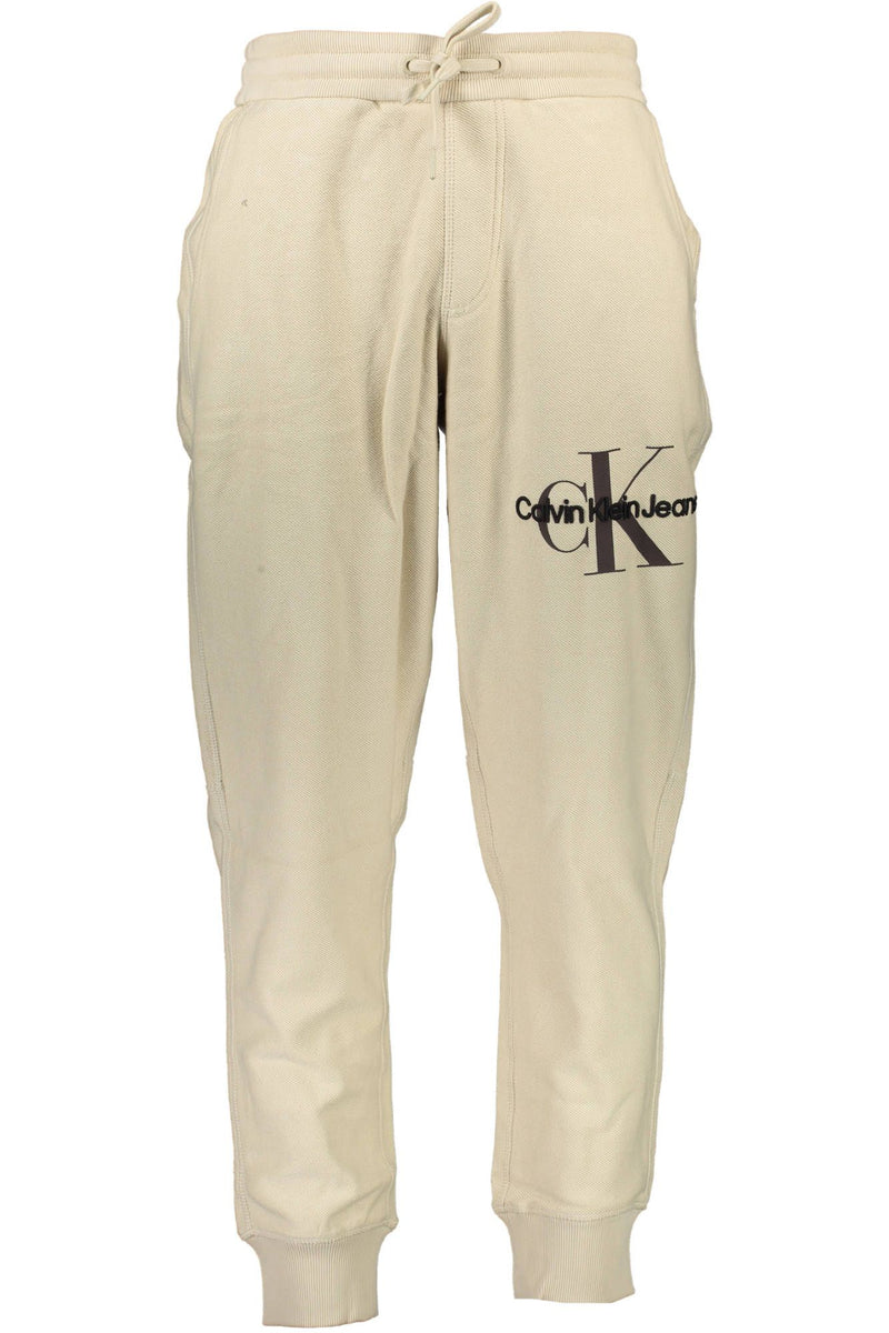 Calvin Klein Beige Cotton Men Pants