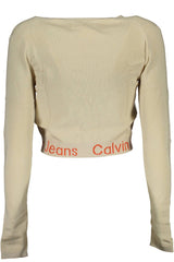 Calvin Klein Beige Lyocell Women Sweater