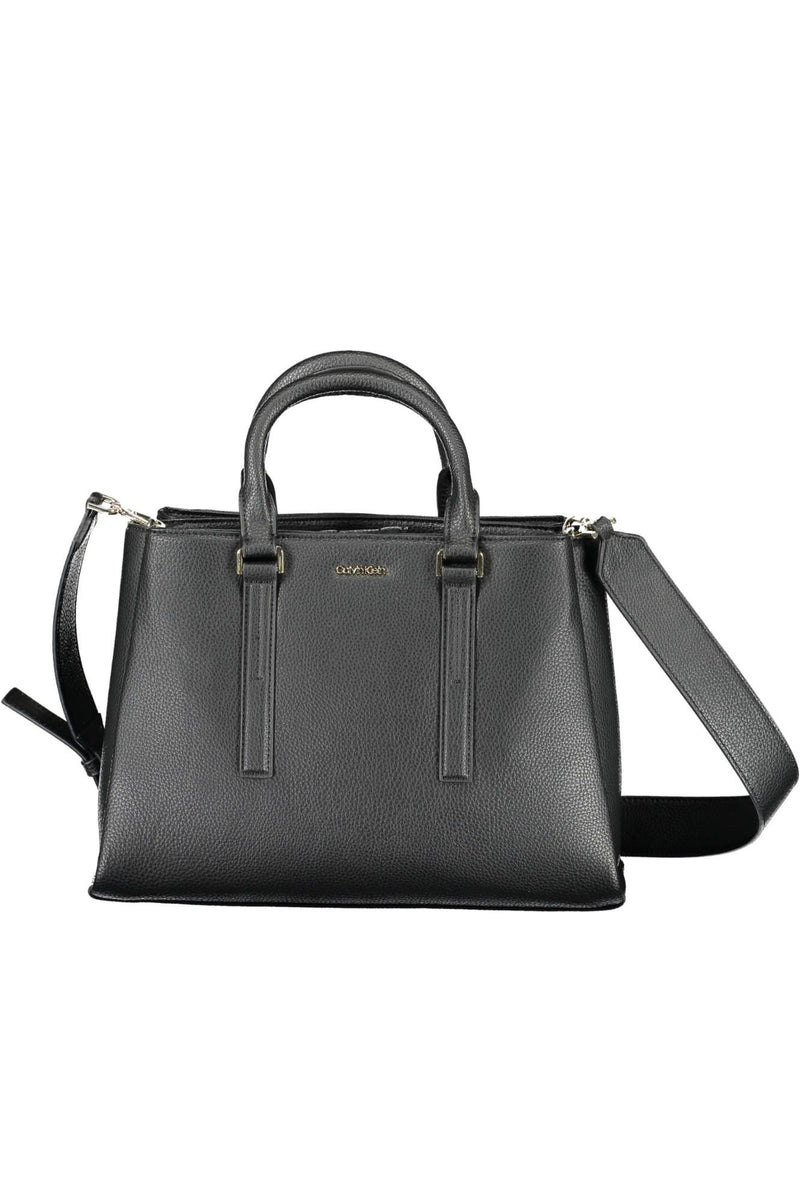 Calvin Klein Elegant Black Shoulder Handbag for Everyday Elegance