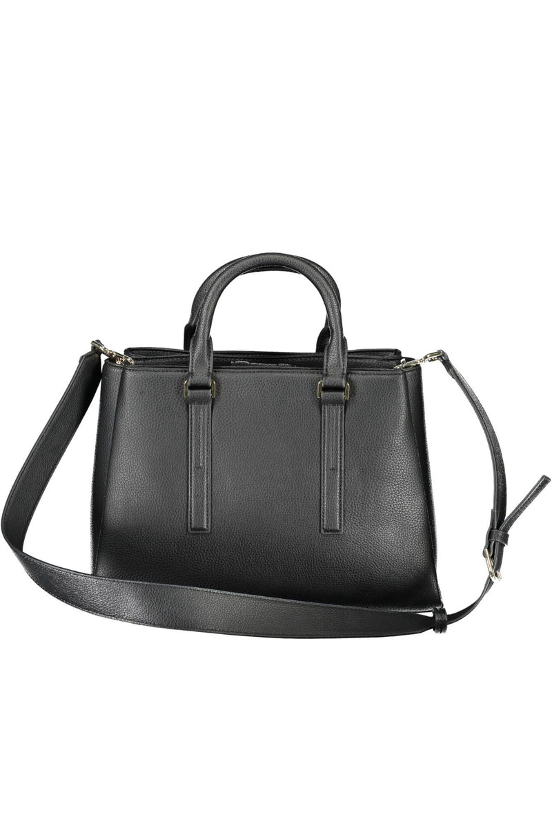 Calvin Klein Elegant Black Shoulder Handbag for Everyday Elegance