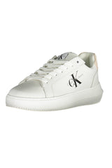 Calvin Klein Eco-Conscious White Sneakers with Contrasting Accents