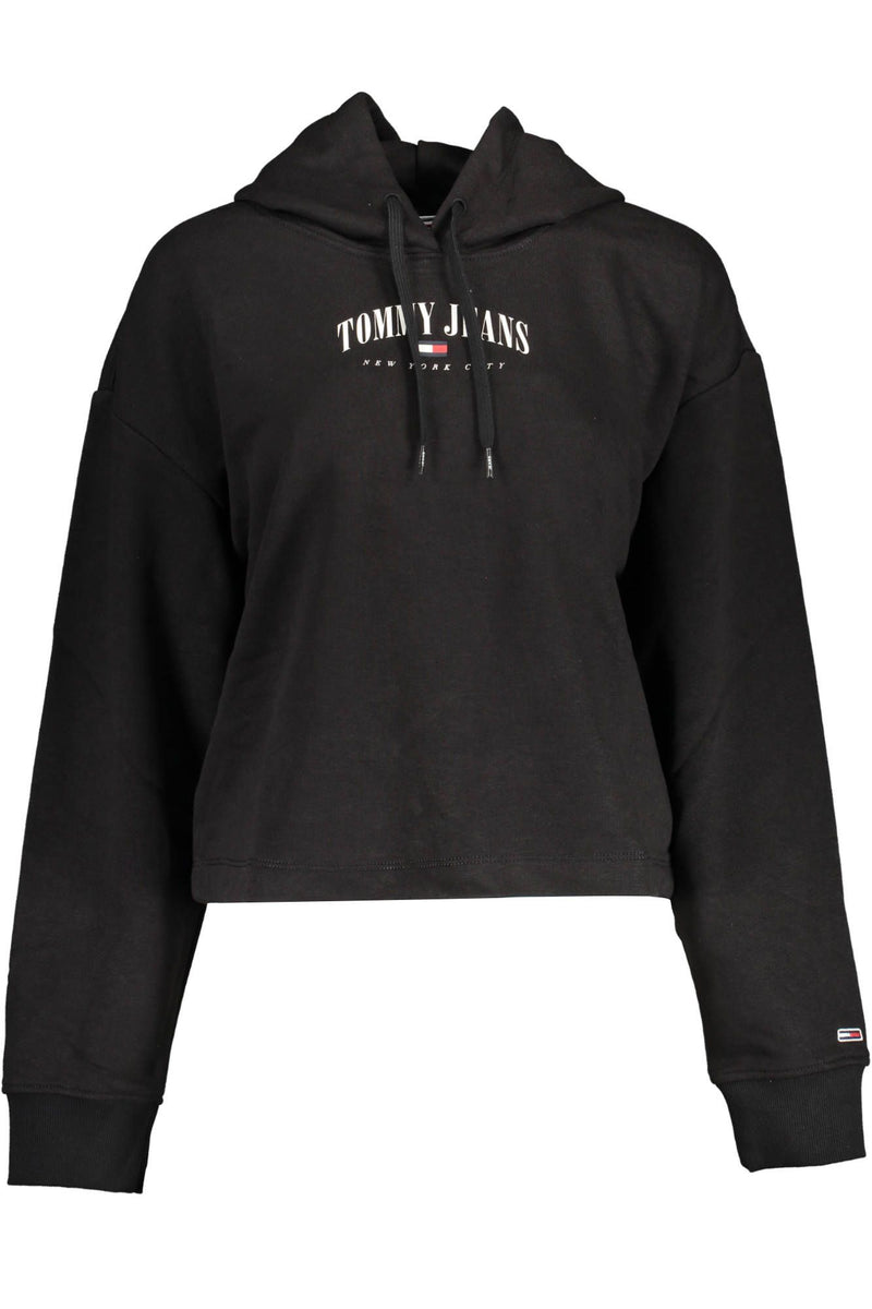 Tommy Hilfiger Black Cotton Women Sweater