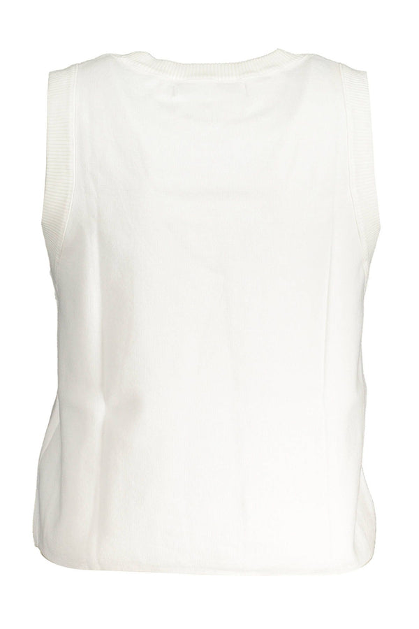 Calvin Klein Sleek Cotton-Polyamide White Tank Top