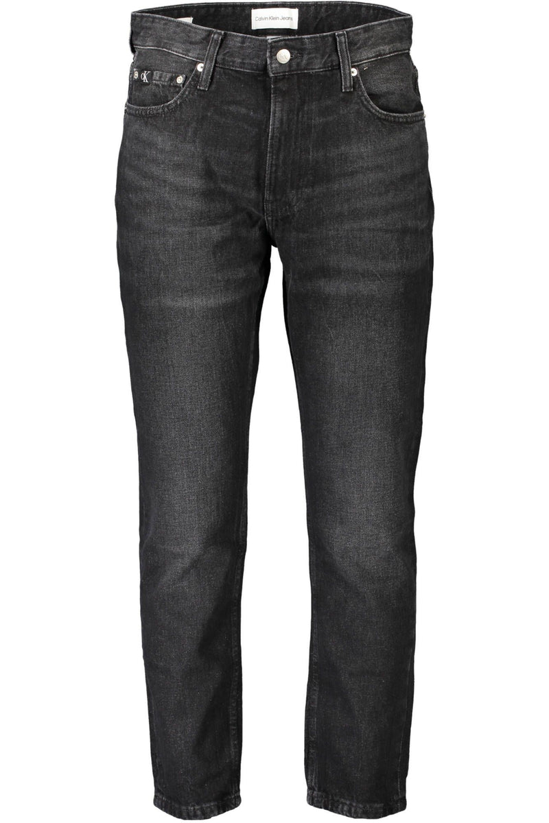 Calvin Klein Black Cotton Men Jeans