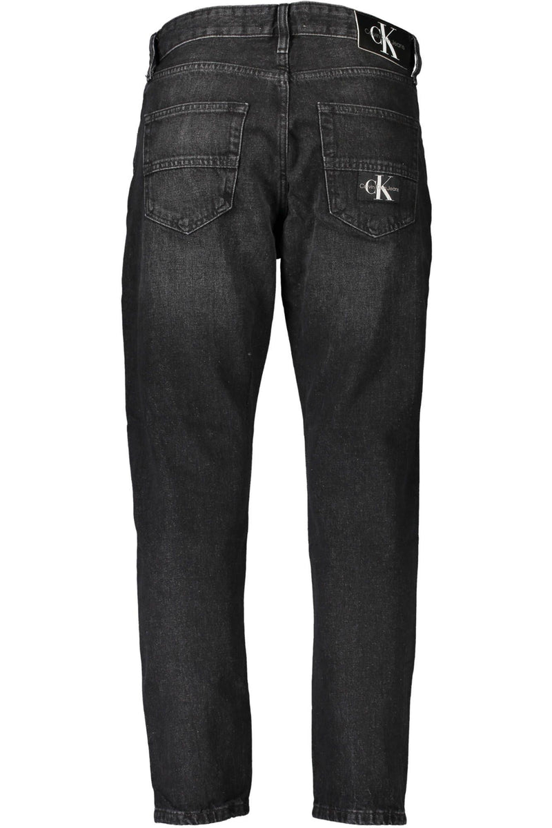 Calvin Klein Black Cotton Men Jeans