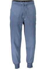 Calvin Klein Blue Cotton Men Trouser