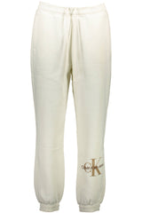 Calvin Klein White Cotton Women Sports Trouser