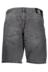 Calvin Klein Black Cotton Men Short