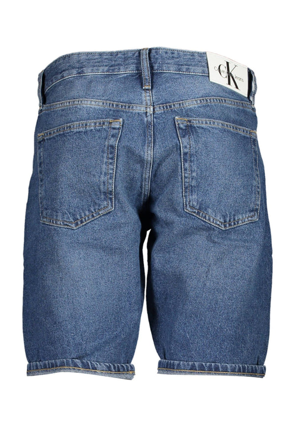 Calvin Klein Elegant Blue Cotton Shorts for Men