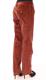 Dolce & Gabbana Chic Brown Cotton Pants for Her