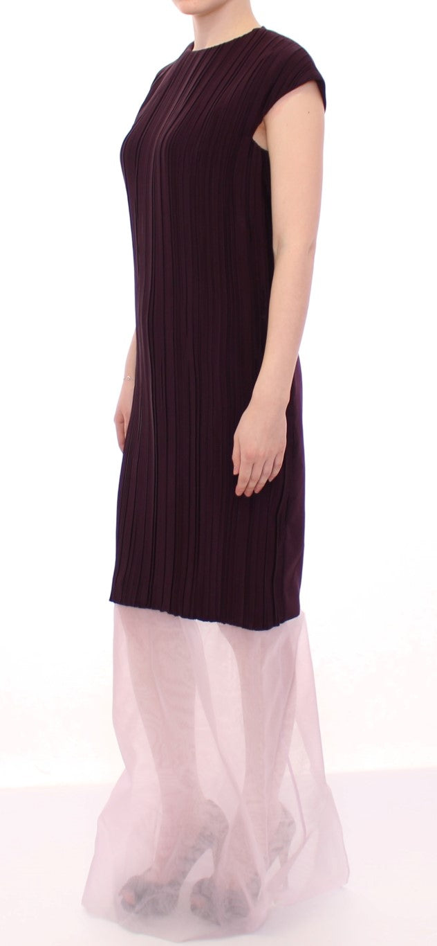 Barbara Casasola Elegant Lavender Silk Long Dress