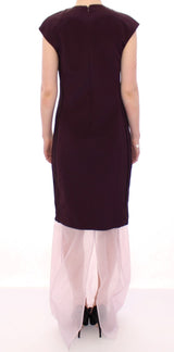 Barbara Casasola Elegant Lavender Silk Long Dress