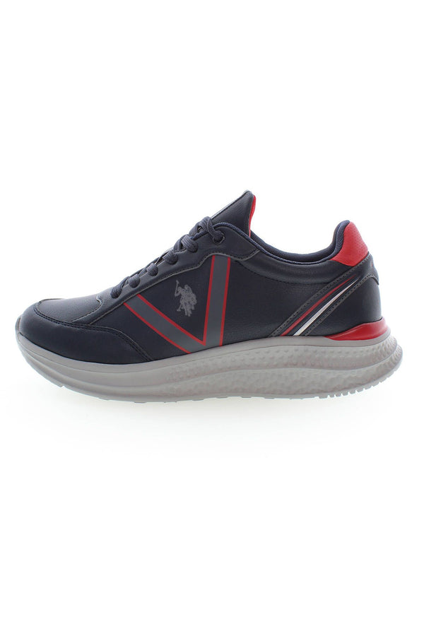 U.S. POLO ASSN. Blue Polyester Men Sneaker