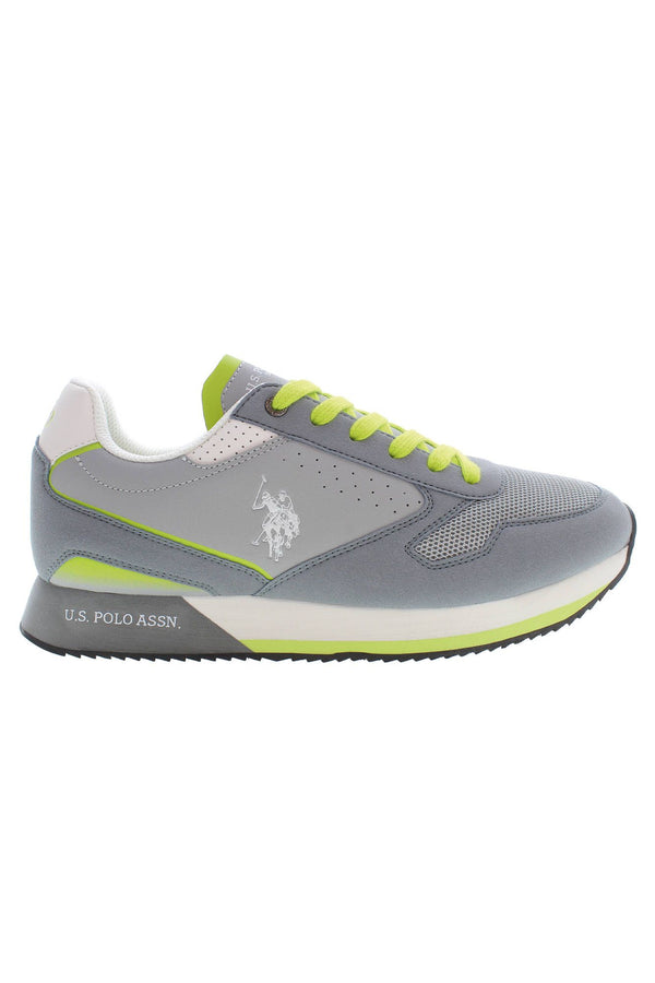 U.S. POLO ASSN. Gray Polyester Men Sneaker